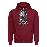 Burgundy days n daze Zipper Hoodie - artisFamous