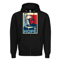 Black boba fett for president Zipper Hoodie - artisFamous