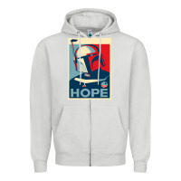 Dove Grey boba fett for president Zipper Hoodie - artisFamous