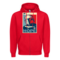 Red boba fett for president Zipper Hoodie - artisFamous