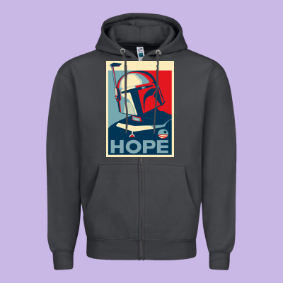 Boba Fett For President Zipper Hoodie Designed By Artisfamous