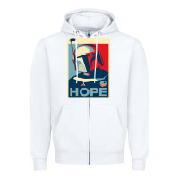 White boba fett for president Zipper Hoodie - artisFamous