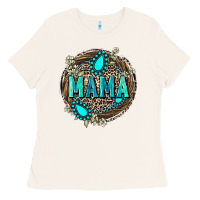 Mama With Gemstone Leopard Mother's Day Ladies Tee | Teevron