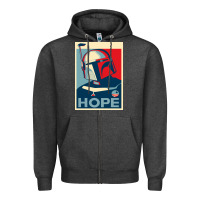 Charcoal Heather boba fett for president Zipper Hoodie - artisFamous