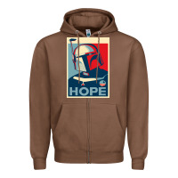 Chestnut boba fett for president Zipper Hoodie - artisFamous