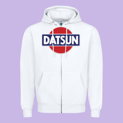 New Japanese Datsun Fanatics Zipper Hoodie Designed By Artisfamous