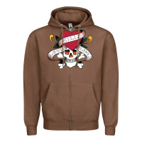 Chestnut Funny Ed Hardy Sarcasme Saying New Zipper Hoodie - artisFamous