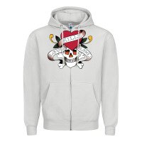 Dove Grey Funny Ed Hardy Sarcasme Saying New Zipper Hoodie - artisFamous
