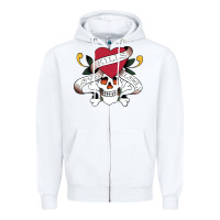White Funny Ed Hardy Sarcasme Saying New Zipper Hoodie - artisFamous