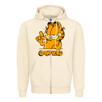 Sandshell Funny Garfild new vector design Zipper Hoodie - artisFamous