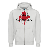 Dove Grey The Blame Canada New Zipper Hoodie - artisFamous