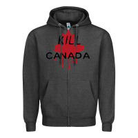 Charcoal Heather The Blame Canada New Zipper Hoodie - artisFamous