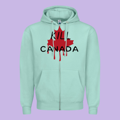 The Blame Canada New Zipper Hoodie Designed By Artisfamous