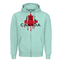 Seafoam The Blame Canada New Zipper Hoodie - artisFamous