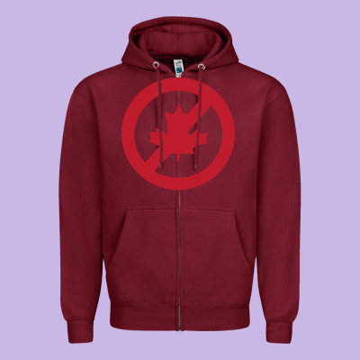 The Blame Canada Zipper Hoodie Designed By Artisfamous