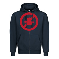 Navy The Blame canada Zipper Hoodie - artisFamous