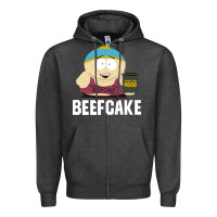 Charcoal Heather New Park Beefcake Zipper Hoodie - artisFamous
