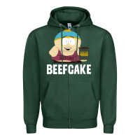 Sports Green New Park Beefcake Zipper Hoodie - artisFamous