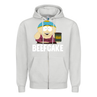 Dove Grey New Park Beefcake Zipper Hoodie - artisFamous
