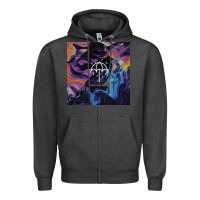 Charcoal Heather Bring Me Spirit Zipper Hoodie - artisFamous