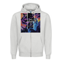 Dove Grey Bring Me Spirit Zipper Hoodie - artisFamous