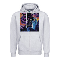 Heather Grey Bring Me Spirit Zipper Hoodie - artisFamous