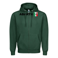 Sports Green abarth italy merch Zipper Hoodie - artisFamous