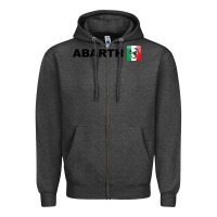 Charcoal Heather abarth italy merch Zipper Hoodie - artisFamous