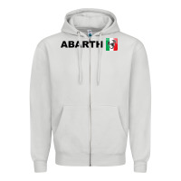 Dove Grey abarth italy merch Zipper Hoodie - artisFamous
