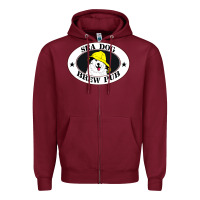 Burgundy sea dog brew pub Zipper Hoodie - artisFamous