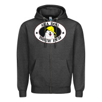 Charcoal Heather sea dog brew pub Zipper Hoodie - artisFamous