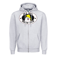 Heather Grey sea dog brew pub Zipper Hoodie - artisFamous