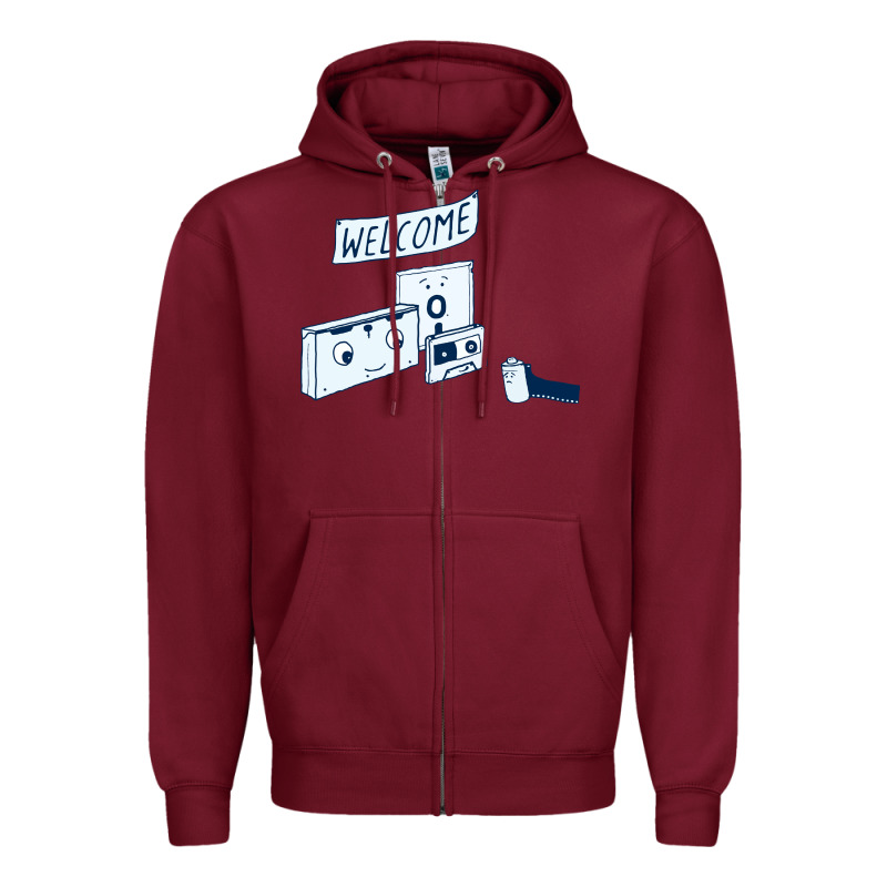 Analog Retirement Zipper Hoodie by artisFamous | Teevron