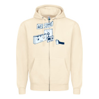 Sandshell analog retirement Zipper Hoodie - artisFamous