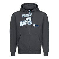 Smoke analog retirement Zipper Hoodie - artisFamous