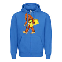 True Royal bigfoot carrying taco Zipper Hoodie - artisFamous