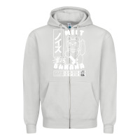Dove Grey melt banana classic Zipper Hoodie - artisFamous