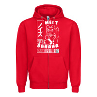 Red melt banana classic Zipper Hoodie - artisFamous