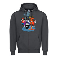 Smoke rocky & bullwinkle and friends Zipper Hoodie - artisFamous