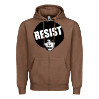 Chestnut angela davis speaking Zipper Hoodie - artisFamous
