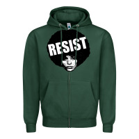 Sports Green angela davis speaking Zipper Hoodie - artisFamous