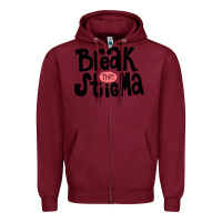 Burgundy end the stigma merch Zipper Hoodie - artisFamous