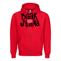 Red end the stigma merch Zipper Hoodie - artisFamous