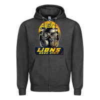 Charcoal Heather lions drag speed Zipper Hoodie - artisFamous