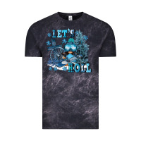 Cloud Black let's roll Vintage Tee - FaDigitalArtStudio