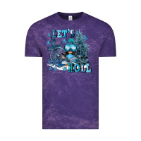 Cloud Purple let's roll Vintage Tee - FaDigitalArtStudio