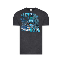 Vintage Black let's roll Vintage Tee - FaDigitalArtStudio