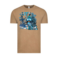 Vintage Coffee let's roll Vintage Tee - FaDigitalArtStudio