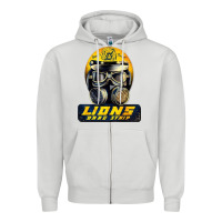 Dove Grey lions drag speed Zipper Hoodie - artisFamous