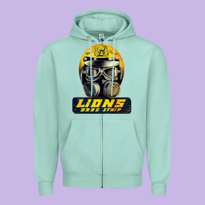 Lions Drag Speed Zipper Hoodie Designed By Artisfamous